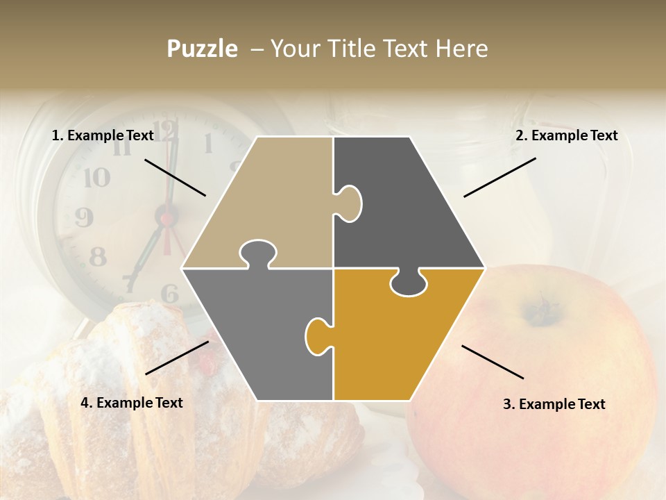 Sleep Drink Meal PowerPoint Template