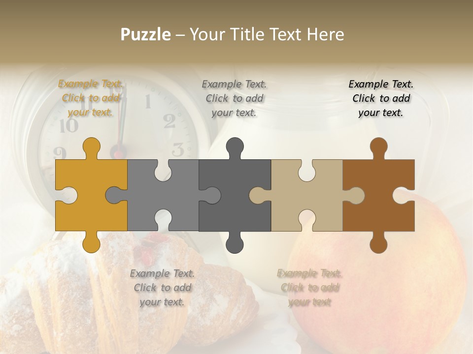 Sleep Drink Meal PowerPoint Template