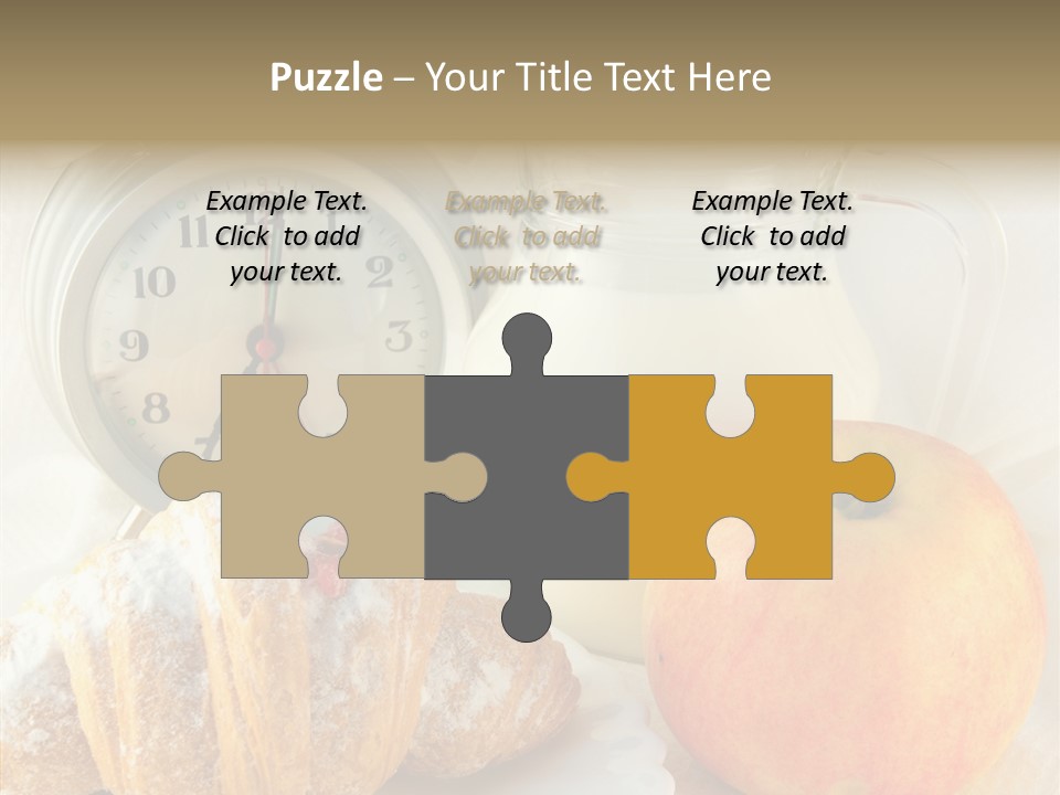 Sleep Drink Meal PowerPoint Template