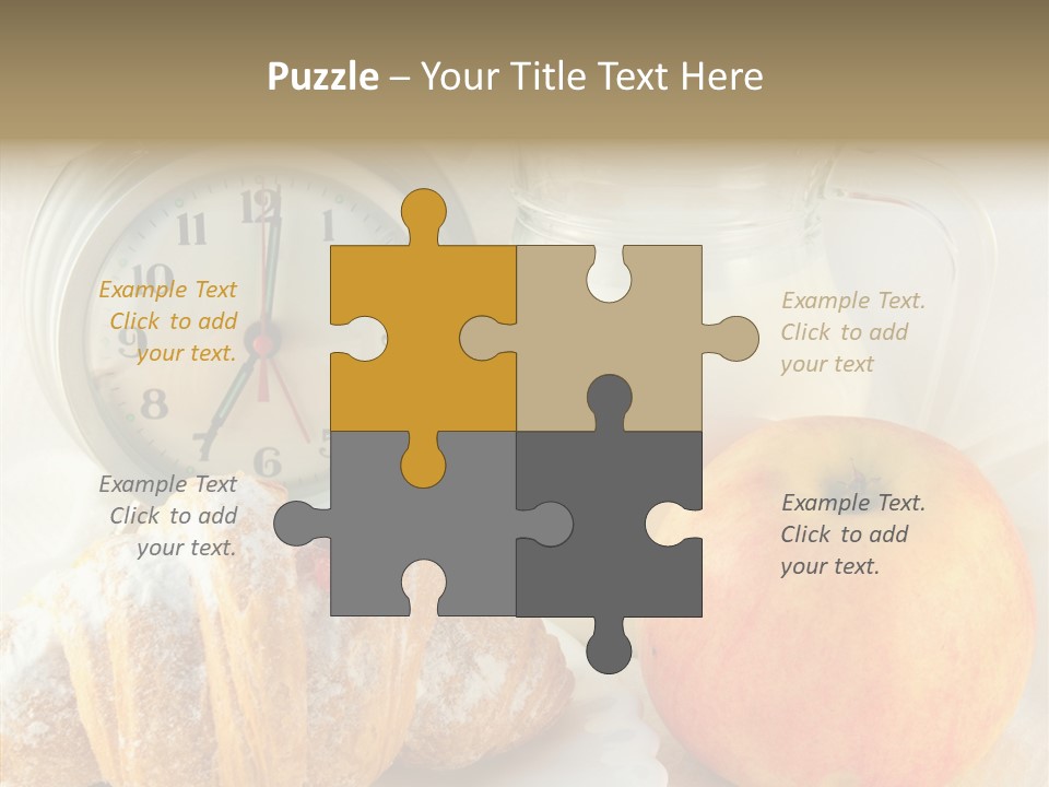 Sleep Drink Meal PowerPoint Template