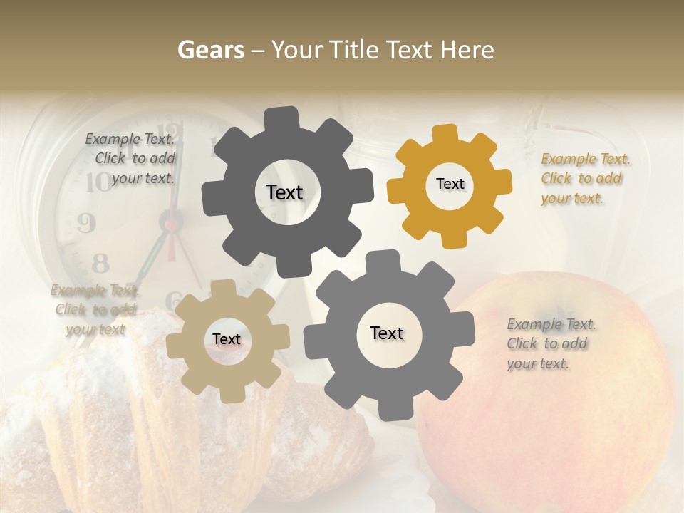 Sleep Drink Meal PowerPoint Template