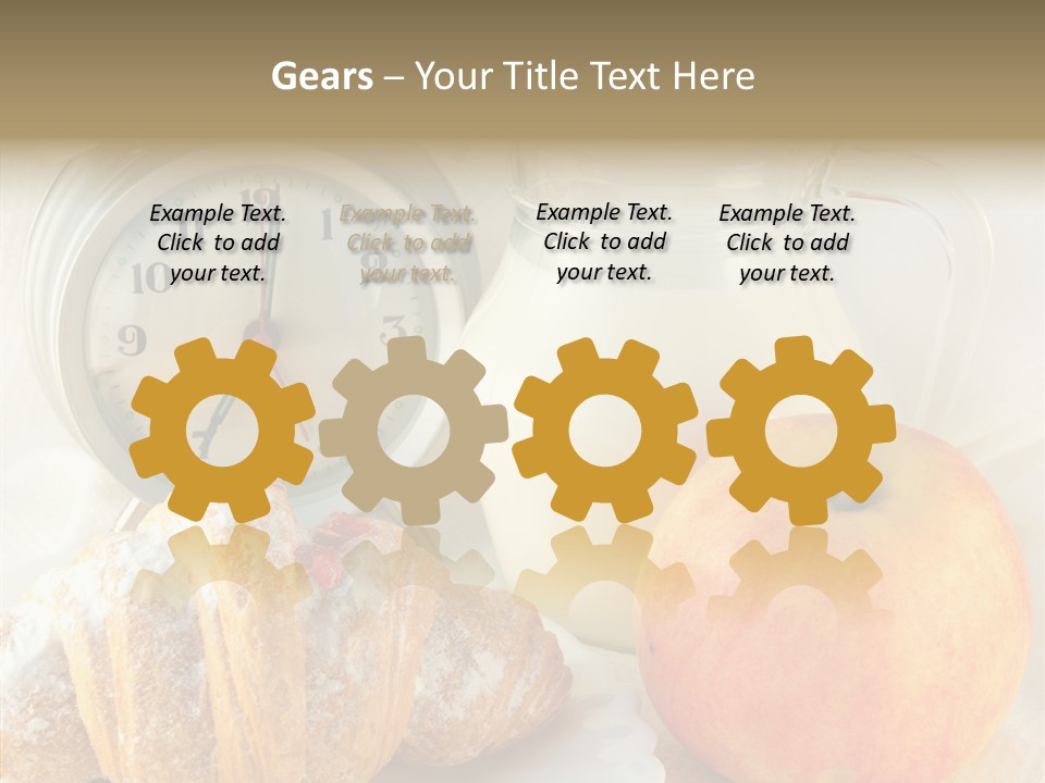 Sleep Drink Meal PowerPoint Template