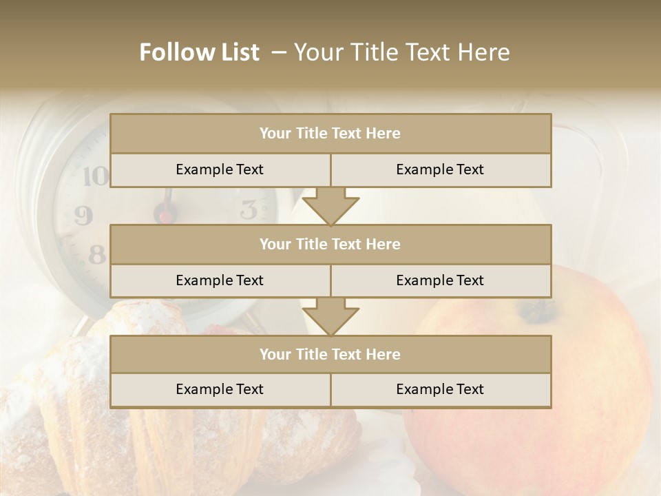 Sleep Drink Meal PowerPoint Template