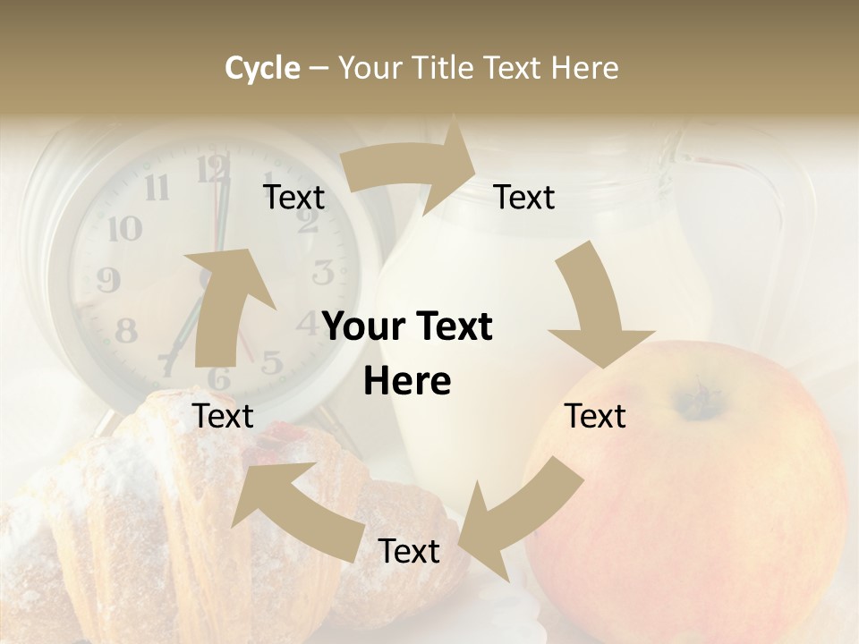 Sleep Drink Meal PowerPoint Template