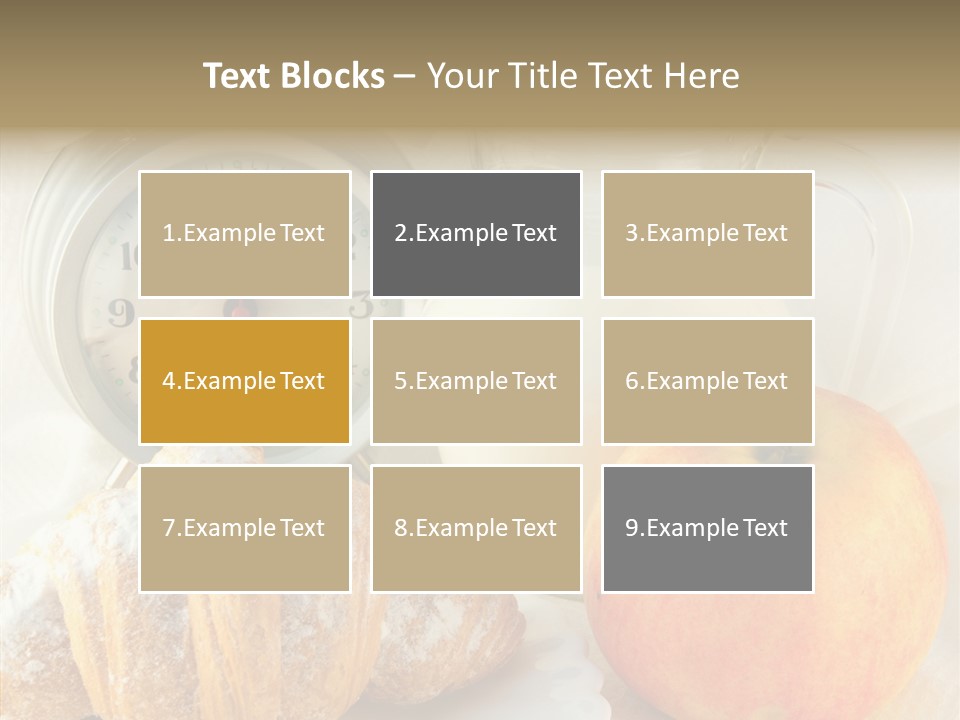 Sleep Drink Meal PowerPoint Template