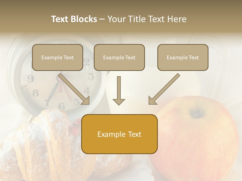 Sleep Drink Meal PowerPoint Template
