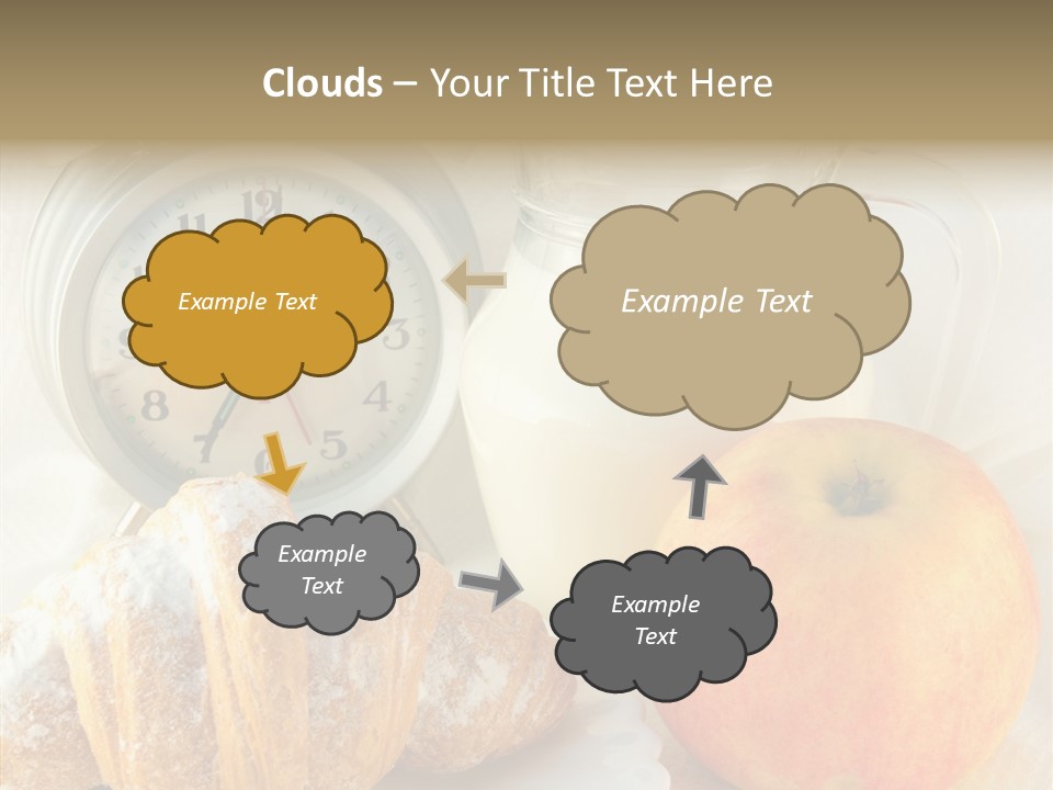 Sleep Drink Meal PowerPoint Template