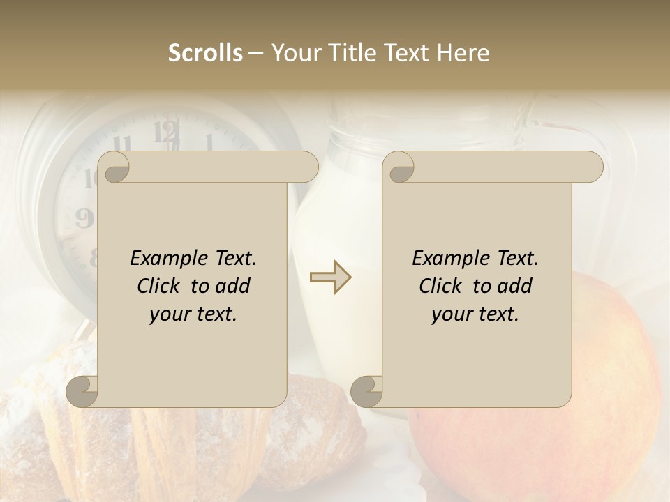 Sleep Drink Meal PowerPoint Template