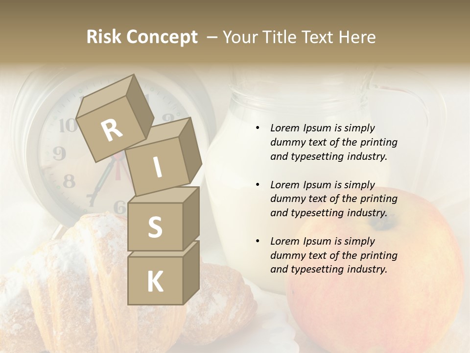 Sleep Drink Meal PowerPoint Template