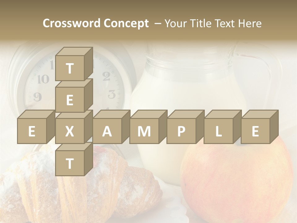 Sleep Drink Meal PowerPoint Template