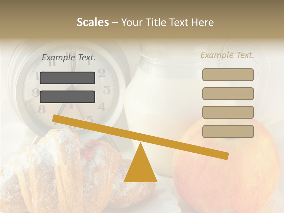Sleep Drink Meal PowerPoint Template