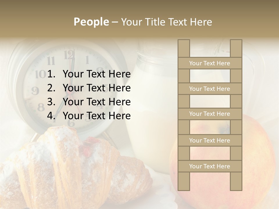 Sleep Drink Meal PowerPoint Template