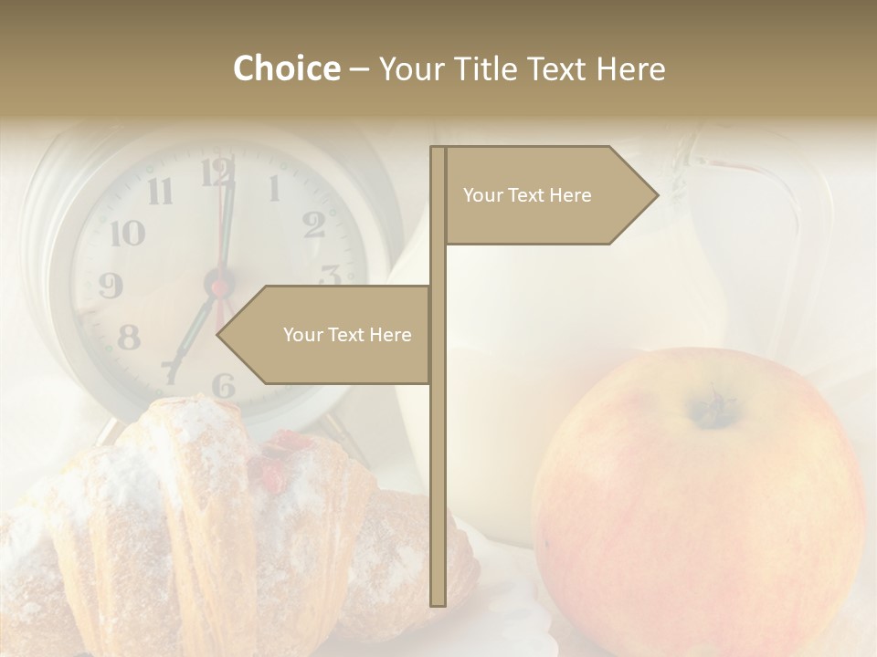 Sleep Drink Meal PowerPoint Template
