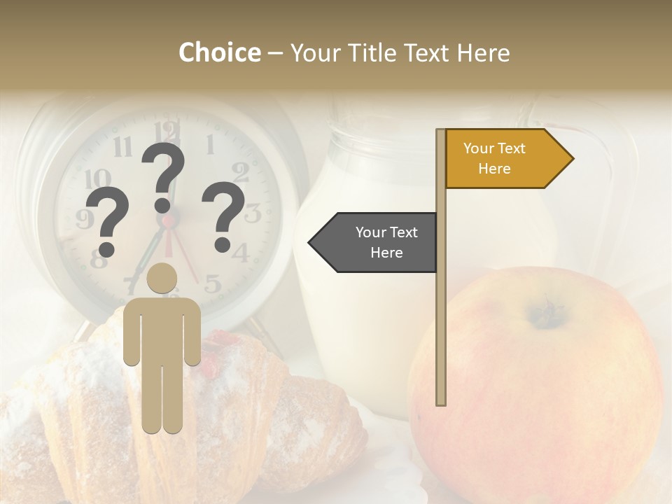 Sleep Drink Meal PowerPoint Template