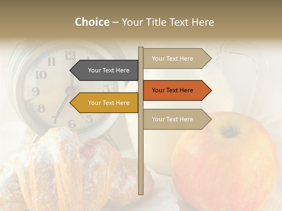 Sleep Drink Meal PowerPoint Template