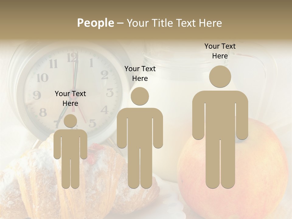 Sleep Drink Meal PowerPoint Template