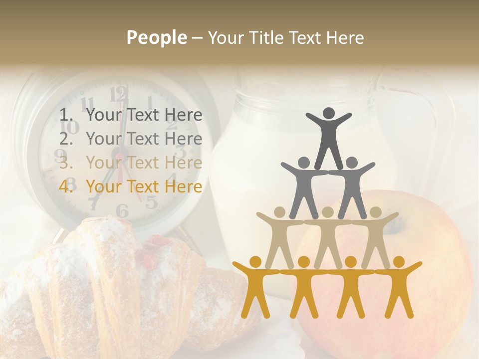 Sleep Drink Meal PowerPoint Template