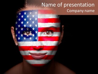 World Nationalistic Flag PowerPoint Template