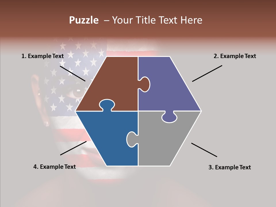 World Nationalistic Flag PowerPoint Template