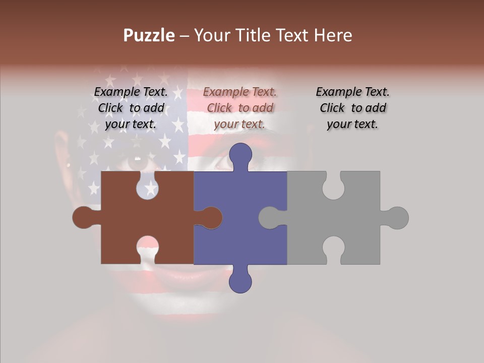 World Nationalistic Flag PowerPoint Template