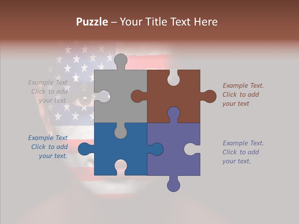 World Nationalistic Flag PowerPoint Template