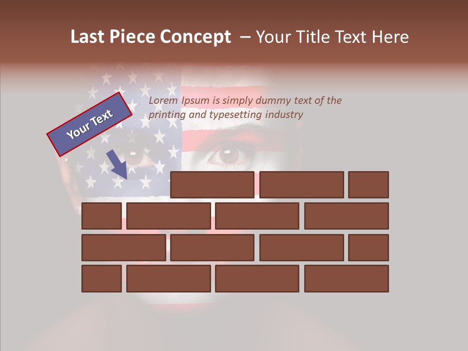 World Nationalistic Flag PowerPoint Template