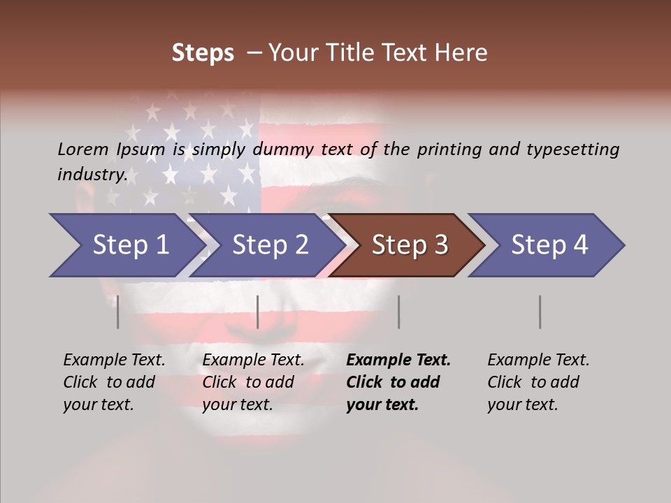 World Nationalistic Flag PowerPoint Template