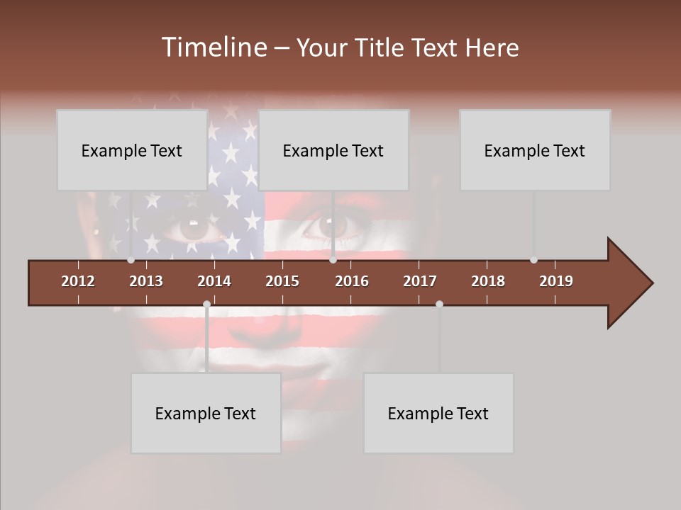 World Nationalistic Flag PowerPoint Template