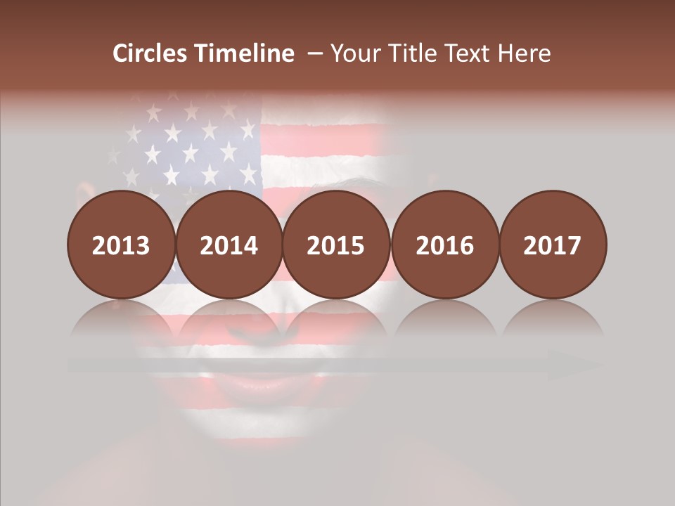 World Nationalistic Flag PowerPoint Template