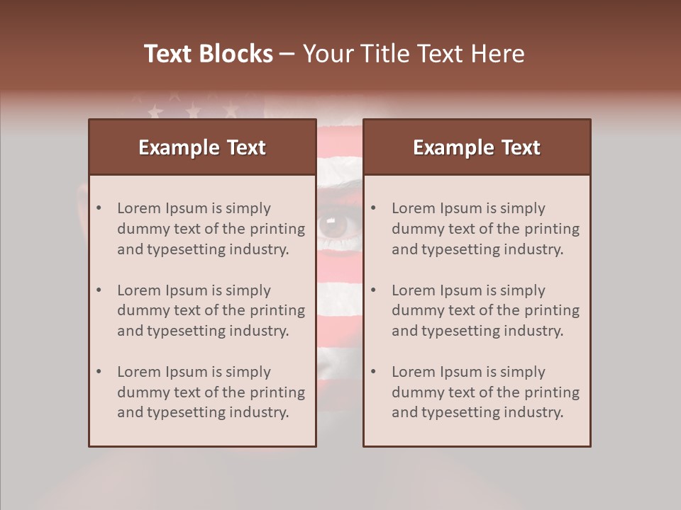 World Nationalistic Flag PowerPoint Template