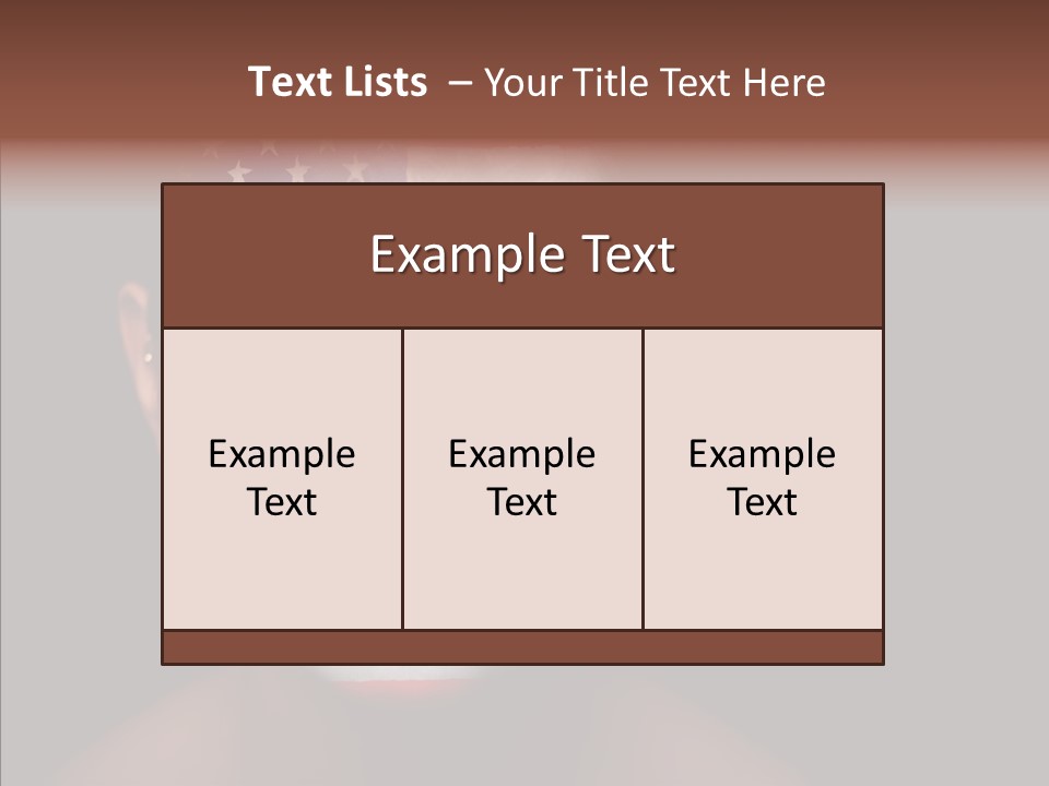 World Nationalistic Flag PowerPoint Template