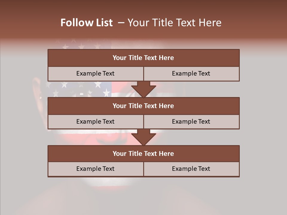 World Nationalistic Flag PowerPoint Template