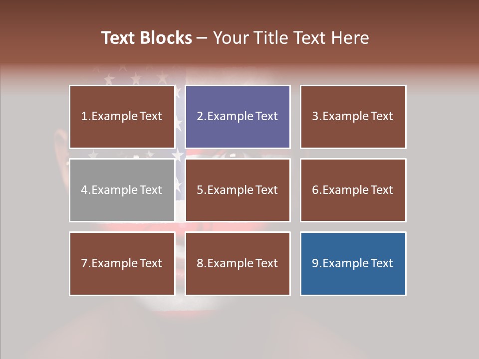 World Nationalistic Flag PowerPoint Template