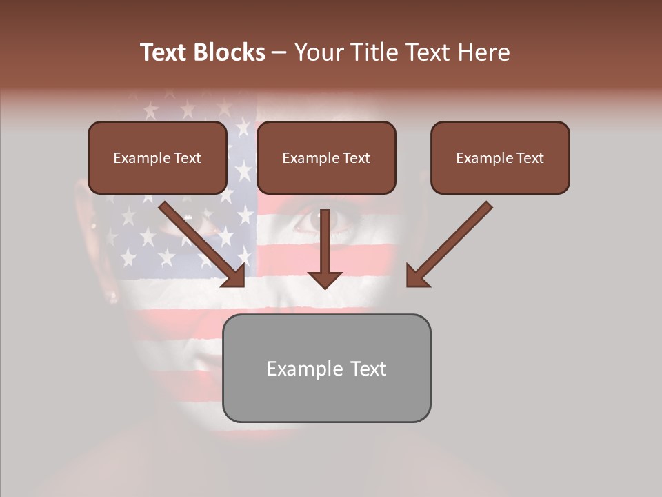 World Nationalistic Flag PowerPoint Template