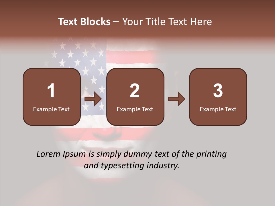World Nationalistic Flag PowerPoint Template