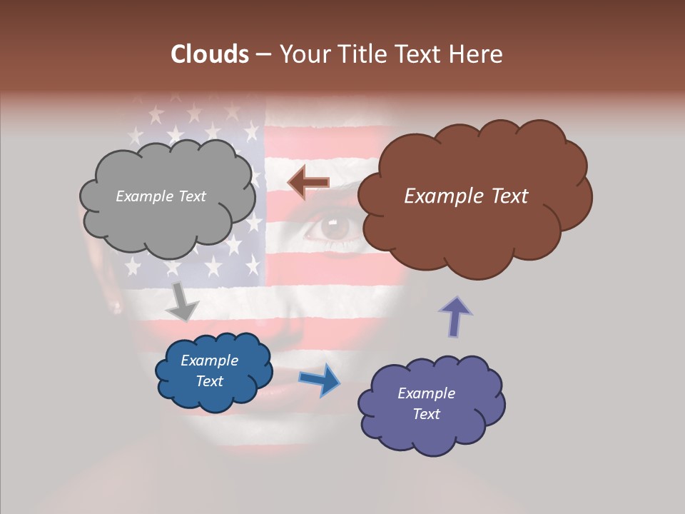 World Nationalistic Flag PowerPoint Template