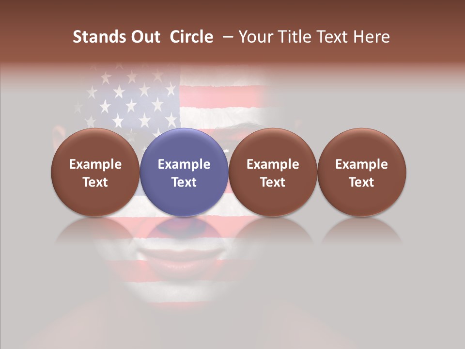 World Nationalistic Flag PowerPoint Template