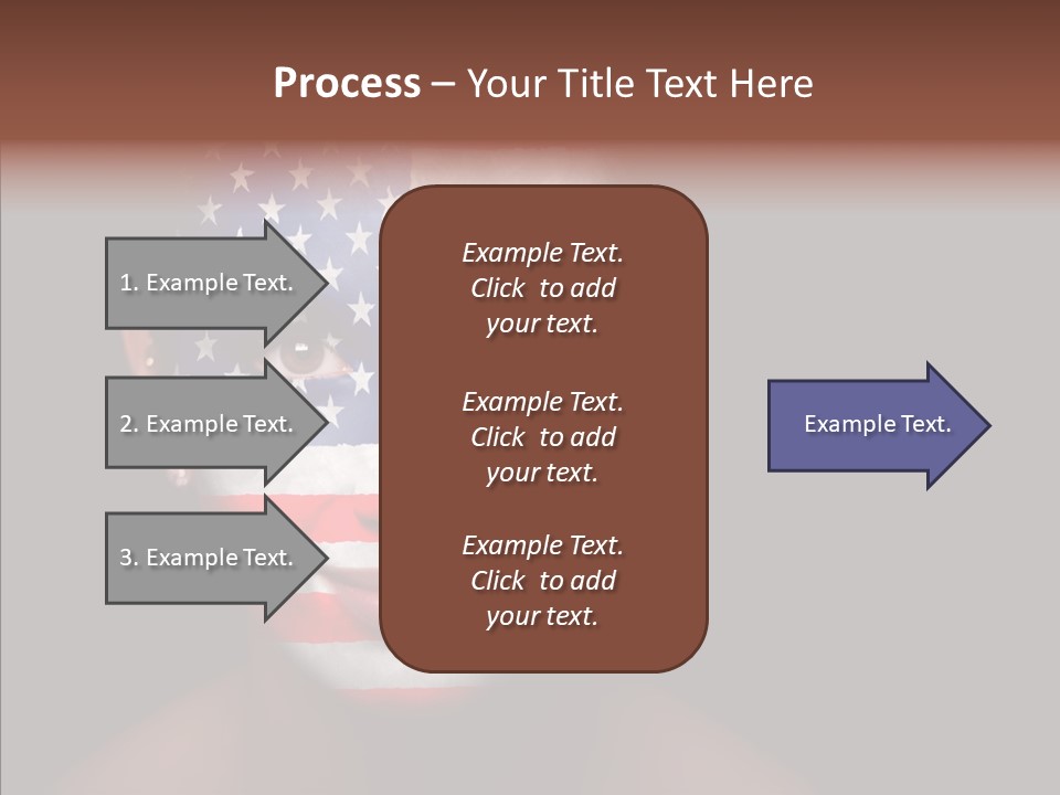 World Nationalistic Flag PowerPoint Template