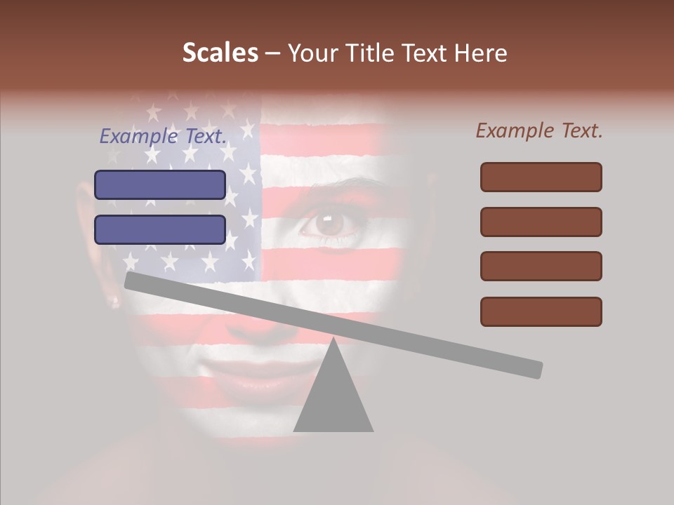 World Nationalistic Flag PowerPoint Template