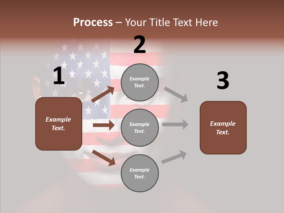 World Nationalistic Flag PowerPoint Template
