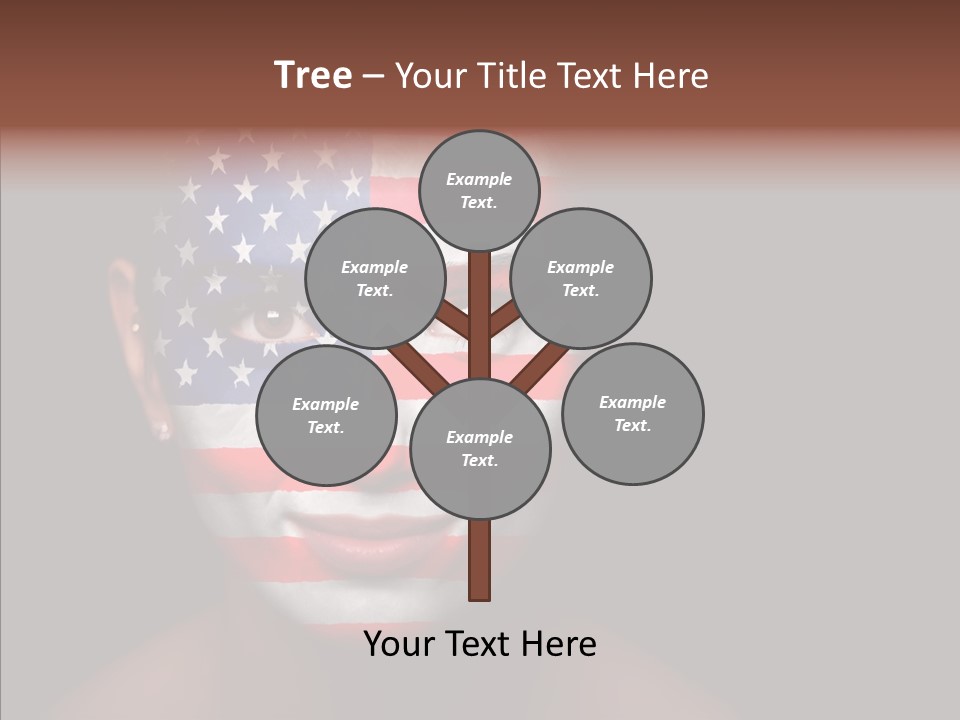 World Nationalistic Flag PowerPoint Template