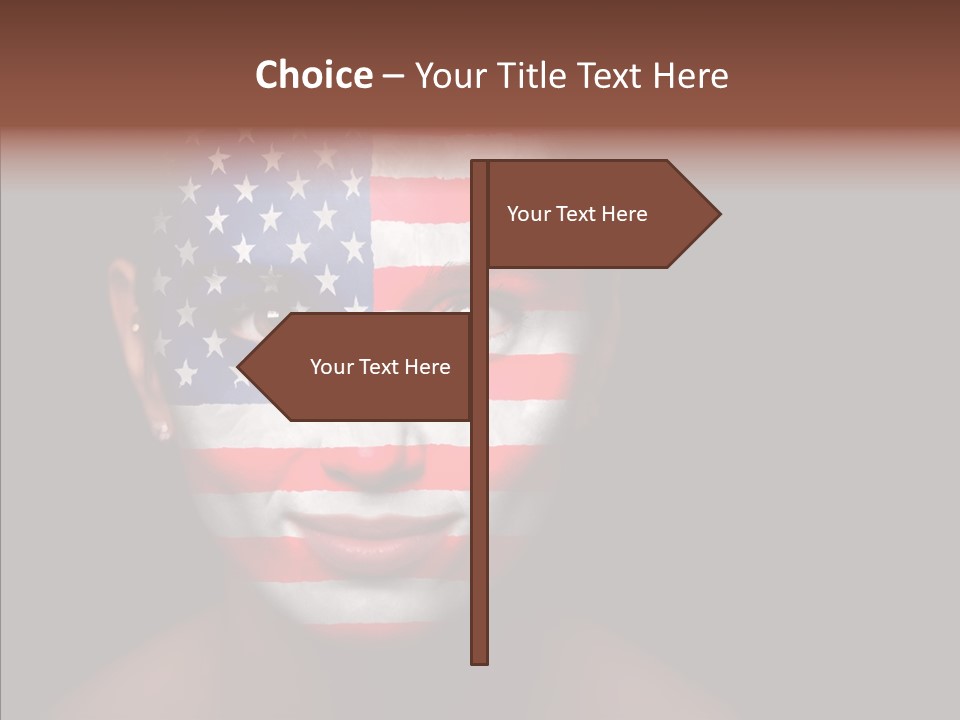 World Nationalistic Flag PowerPoint Template