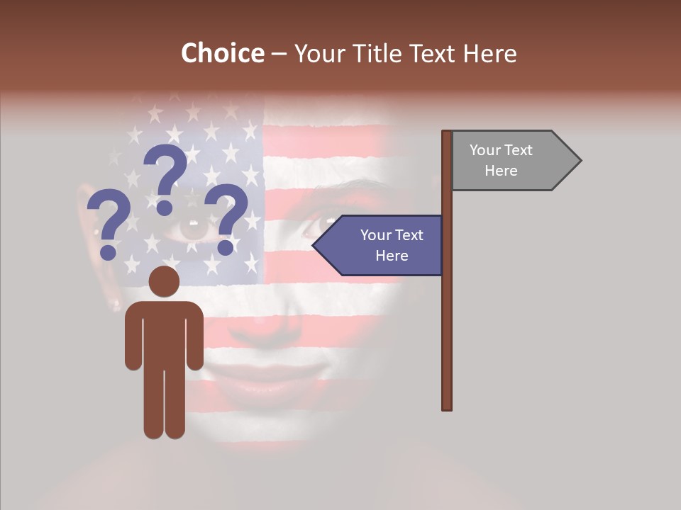 World Nationalistic Flag PowerPoint Template