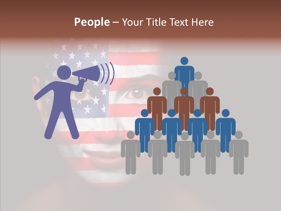 World Nationalistic Flag PowerPoint Template