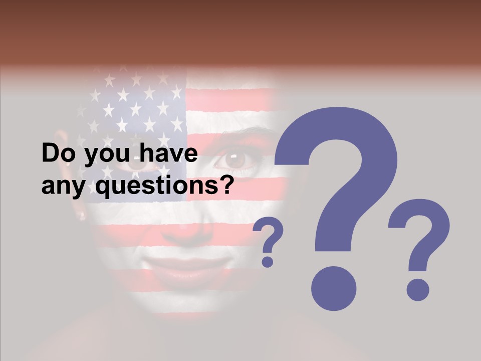 World Nationalistic Flag PowerPoint Template