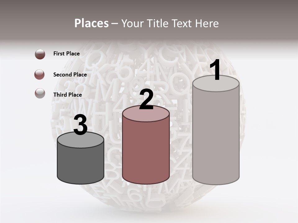 Globe Learn Uppercase PowerPoint Template