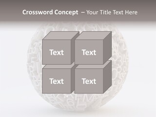 Globe Learn Uppercase PowerPoint Template