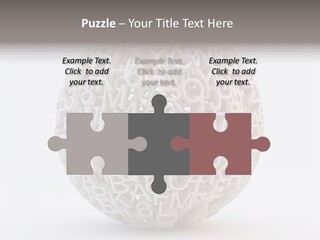 Globe Learn Uppercase PowerPoint Template