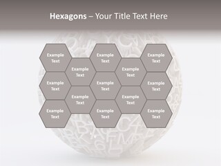 Globe Learn Uppercase PowerPoint Template