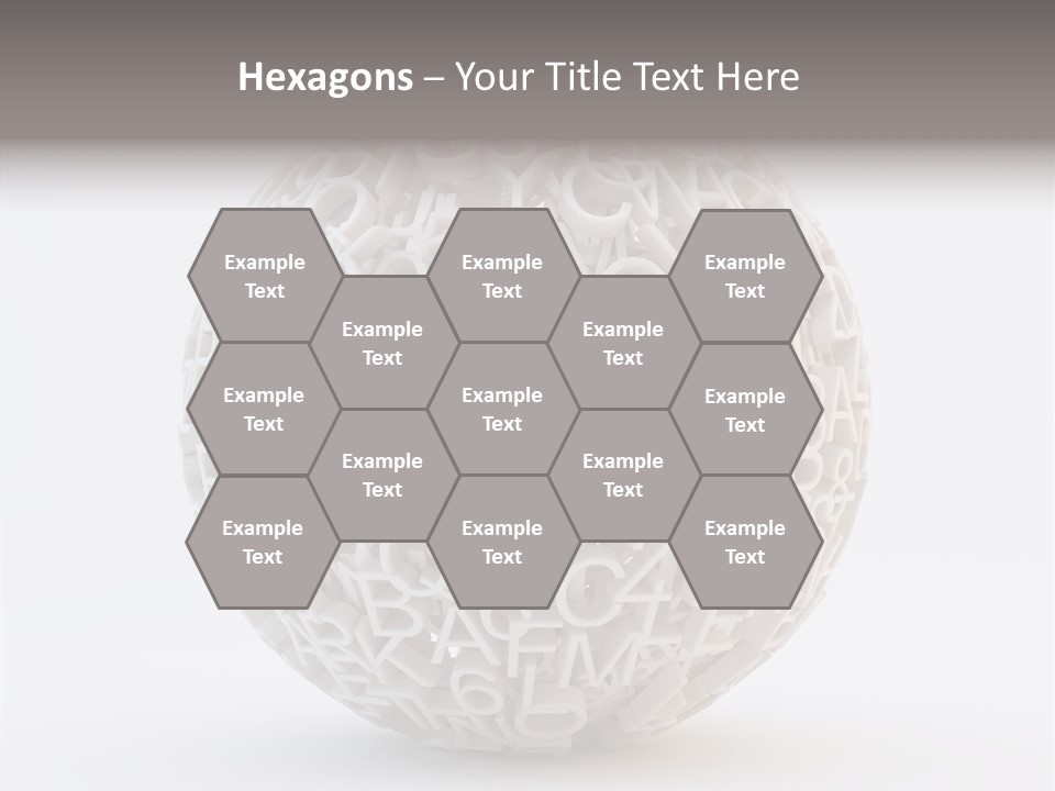 Globe Learn Uppercase PowerPoint Template